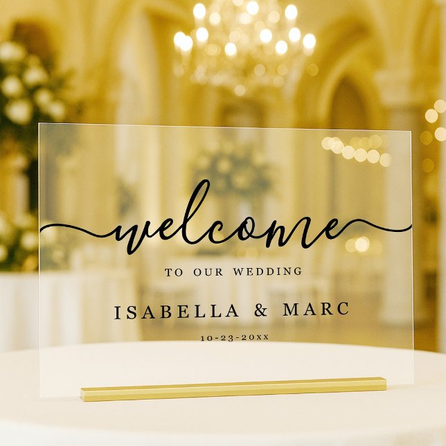 Wedding Welcome Minimalist (Créateur téléchargé)