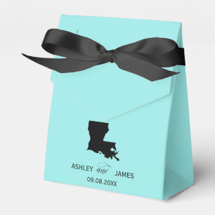Wedding Welcome to Louisiana Fvor Box Staat Karte Geschenkschachtel