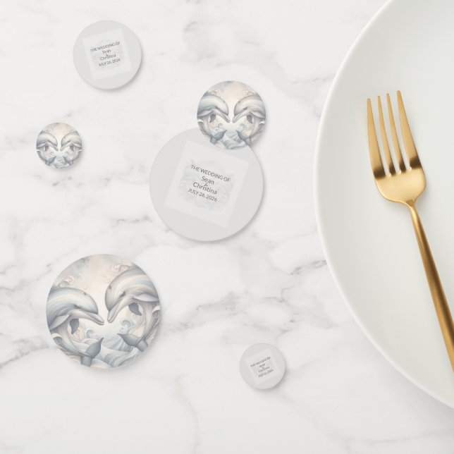 Wedding Whimsy Dolphins Table Confetti Konfetti (Gruppe)