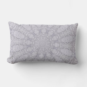 Wedding White Lace Mandala Kaleidoscope Abstrakt 1 Lendenkissen