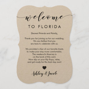 Wedding willkommene Buchstabe-u. Programm