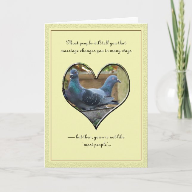 Wedding Wünsche Karte (Vorderseite)