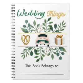 WEDDINGE SPIRALISCHES NOTEBOOK NOTIZBLOCK