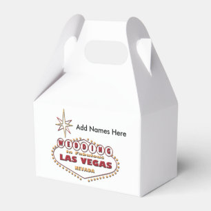 WEDEN IN LAS VEGAS GABLE-FAVOR-BOX GESCHENKSCHACHTEL
