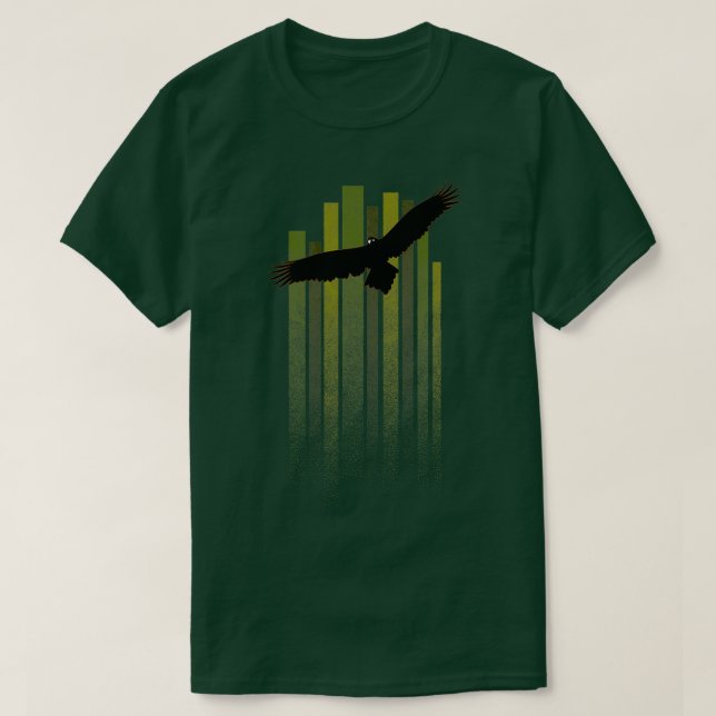 Wedge Schwanz Eagle black T-Shirt (Design vorne)