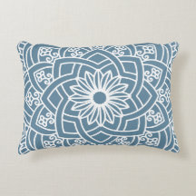Wedgewood blaue und weiße BlumenMandala