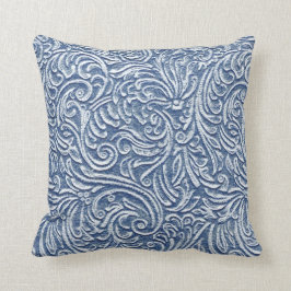 Wedgewood blauer Vintager Kissen
