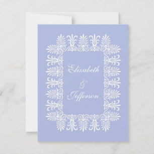 Wedgewood Blue 1 Mariage Cartes RSVP