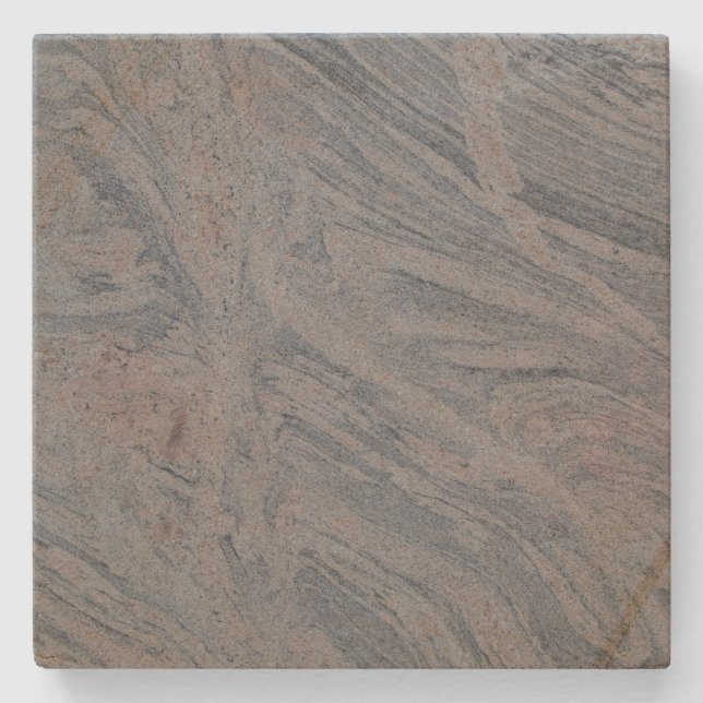 Wedgewood Blue n Tan Marble Square Untersetzer (Vorderseite)