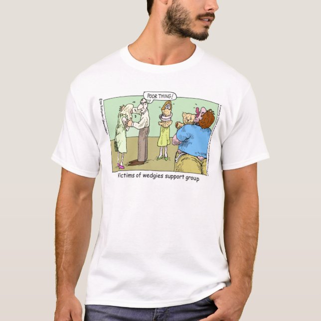 Wedgie Support Group Funny Mugs T-Shirts & Geschen (Vorderseite)