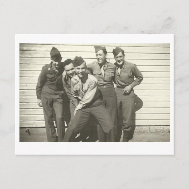 WEDGIE! Vintage Postkarten aus den 40er Jahren des (Vorderseite)