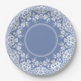 Wedgwood Blue Jasperware Lace Doily Pappteller