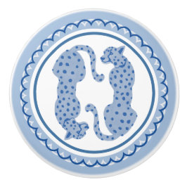 Wedgwood Cheetahs Keramik Drawer Pull Keramikknauf