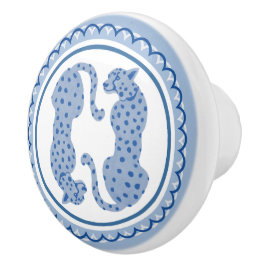 Wedgwood Cheetahs Keramik Drawer Pull Keramikknauf