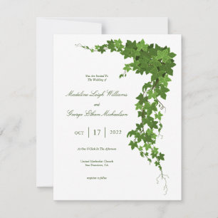 WEDING Green Ivy Floral