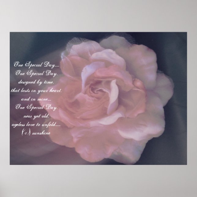 WEDING ROMANTIC POSTER STILE DESIGN (Vorne)