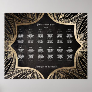 WEDING SITZENCHART Art Nouveau , Poster