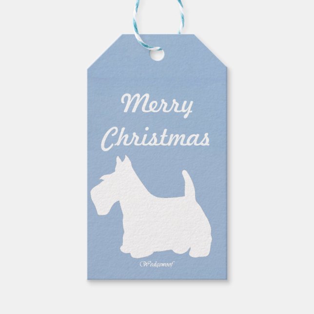 Wedof Scottish Terrier Geschenkanhänger (Vorderseite)
