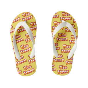 Wee Barra, Scottish Dialect Flipflops, Schottland Kinderbadesandalen