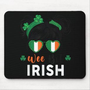 Wee Bit Irish St Patricks Day Niedlich Kleinkind T Mousepad