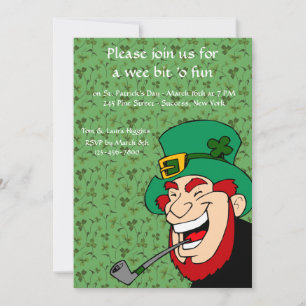 Wee Bit 'o Fun St. Patrick's Party Invitation