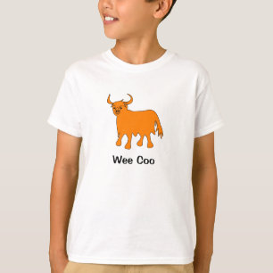 "Wee Coo" Highland Cow t-shirt design