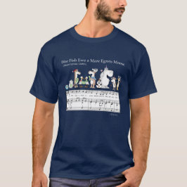 WEE FISH EWA MARE EGRETS MOOSE Sandra Boynton T- Tri-Blend Shirt