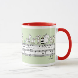 WEE FISH EWA MARE EGRETS MOOSE VON Sandra Boynton Tasse