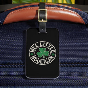 Wee Little Hooligan Kleeblatt St Patrick's Day Gepäckanhänger