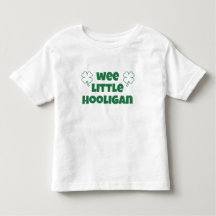 Wee Little Hooligan Kleinkind St Patrick's Day Gre