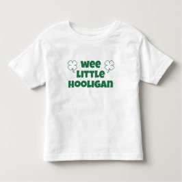 Wee Little Hooligan Kleinkind St Patrick's Day Gre T-shirt
