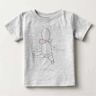 wee. little. teeny: baby girl t-shirt