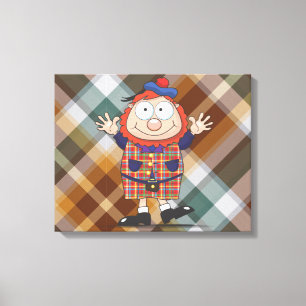 Wee man leinwanddruck