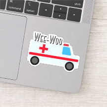 Wee-Woo-Aufkleber