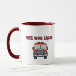 Wee Woo Squad Feuerwehrauto Tasse - Kinder Feuerwe
