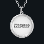WEEABOO VERSILBERTE KETTE<br><div class="desc">Weeaboo Stolz. Globe Trotters ist auf die Idiosynkratische Bildsprache aus der ganzen Welt spezialisiert. Hier finden Sie einzigartige Grußkarten,  Postkarten,  Poster,  Mousepads und mehr.</div>