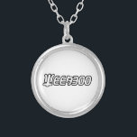 WEEABOO VERSILBERTE KETTE<br><div class="desc">Weeaboo Stolz. Globe Trotters ist auf die Idiosynkratische Bildsprache aus der ganzen Welt spezialisiert. Hier finden Sie einzigartige Grußkarten, Postkarten, Poster, Mousepads und mehr.</div>