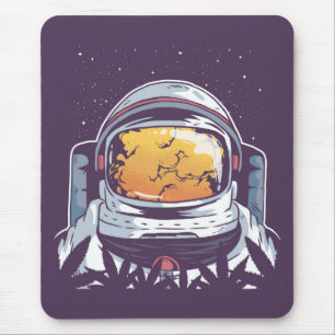Weed Astronaut Mousepad
