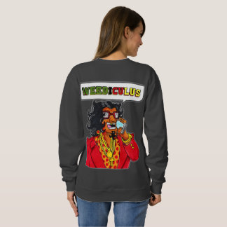 Weediculus Long Sleeve Womens Sweatshirt
