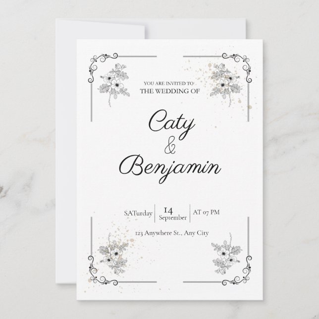 Weeding invitation  (Devant)