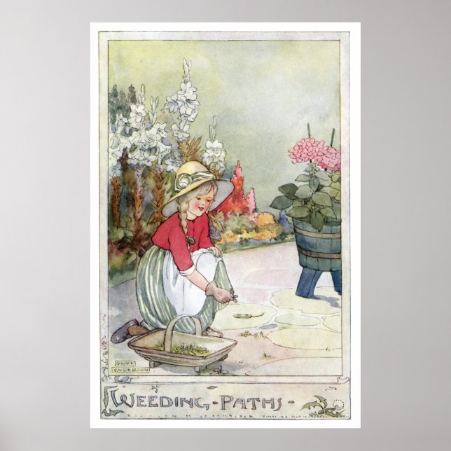 Weeding Paths von Anne Anderson Poster (Vorne)