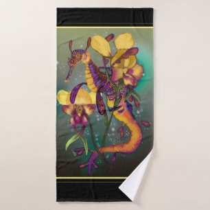 Weedy Seadragon avec orchidées