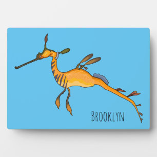 Weedy seadragon Cartoon Illustration Fotoplatte