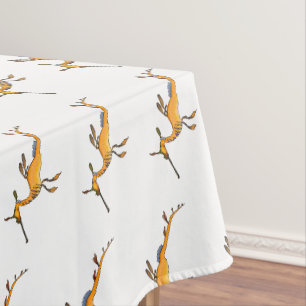Weedy seadragon Cartoon Illustration Tischdecke