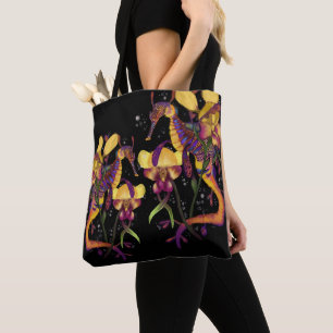 Weedy Seadragon mit Orchideen Tasche