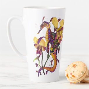 Weedy Seadragon mit Orchids Milchtasse