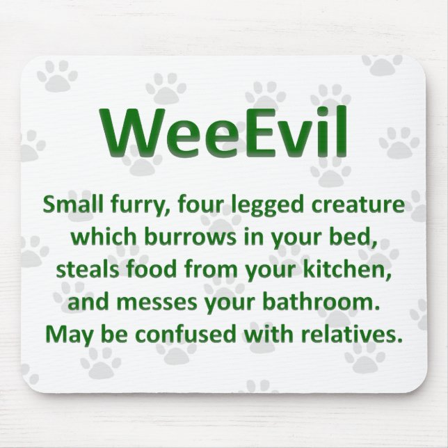 WeeEvil Mousepad (Vorne)