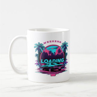Week-end Chargement Retro Sunset 11 oz mug 80s Aes
