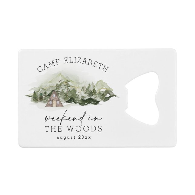 Week-end dans les bois Camping Enterrement de vie  (Devant (Horizontal))