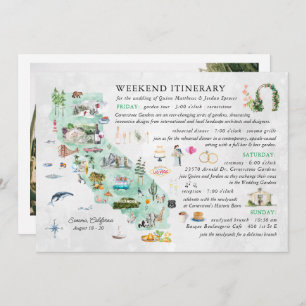 Week-end mariage à Napa Carte d'itinéraire